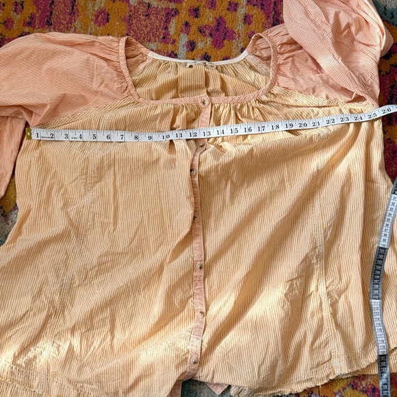 We The Free Peach and Cream Mini Dress - Picture 7 of 8